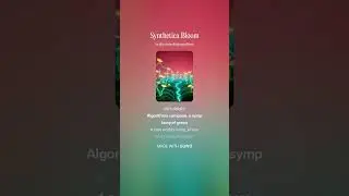 Synthetica Bloom 3 #AI​ #Song​ by #Suno​ #lyrics​ by #Meta #music​ #newmusic​
