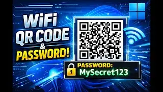 Show Windows 11 WiFi QR Code & Password