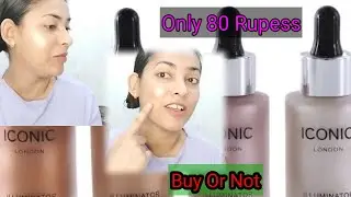 Natural Iconic London Illuminator Liquid Highlighter || Demo+Review #cutebabyvivaanthapan