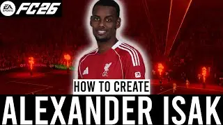Как создать Александра Исака в EA SPORTS FC 26 (лицо) Advanced Sculpt Tutorial