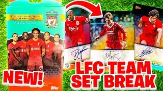 TOPPS LIVERPOOL FC TEAM SET BREAK!