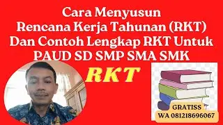 Cara Menyusun Rencana Kerja Tahunan (RKT) Dan Contoh Lengkap RKT Untuk PAUD SD SMP SMA SMK