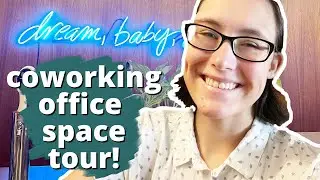 Working in a Coworking Space for a Day! // coworking space vlog & tour!