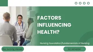 Factors Influencing Health | BSc Nursing 2nd Semester | Fundamentals of Nursing | With Examples