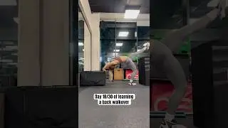 Finally some progress #backwalkover 😍 #calisthenics #backbend #backbendchallenge #backbendprogress