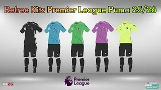 Refree Kits Premier League Puma 25/26 | FL 26 & PES 2021