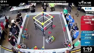 Utah Regionals : Division 1 - QF #4-1 - 98548H & 1908B vs 2131F & 2131N - Auton + Driver