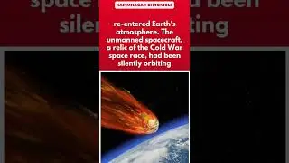 Lost Relic of Space Race Returns: Soviet Venus Probe Crashes to Earth After Five Decades