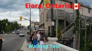 Walking Tour Elora, Ontario. Canada || Virtual Tour Elora, Ontario