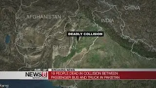 Official says 19 passengers killed in Pakistan bus accident