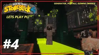 MINECRAFT: STONEBLOCK 4 | GENERATOR, Portale i dziwny zwierz #minecraft #stoneblock4 #tuorek