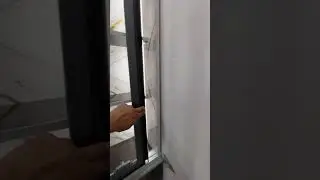 Aluminum profile sliding door, Crockery design with profile light.