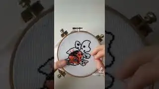 Pokemon Cross Stitch Timelapse | GOTTA STITCH &lsquo;EM ALL (KANTO EDITION) PT. 1 (Seaking)