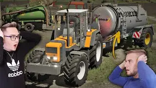 TESTUJEMY BECZKĘ SIĄSIADA 😱 NOWY NABYTEK!? 😂 Rozlewanie Gnojowicy na 2x 🔥 