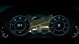 2018 Audi A4 Virtual Cockpit Instrument Cluster | Clip