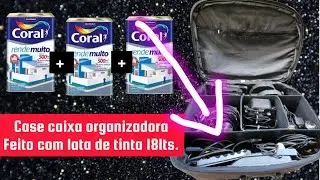 CASE  caixa,com Latas de Tinta! | Organização de Som e Iluminação Gastando Pouco