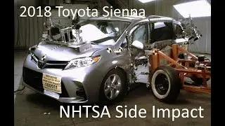 2018-2020 Toyota Sienna NHTSA Side Impact
