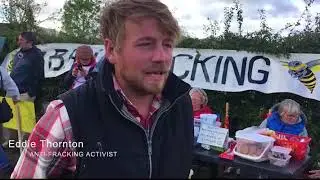 Fracking protest in North Yorkshire 6th October 2017