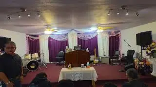 Evangelist Francis L. Begay Preaching @POGM Revival @House Of Fellowship Church in Valley View, NM 