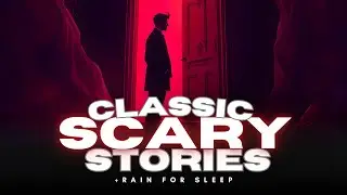 1 Hour of Classic Horror Stories + rain for sleep 😴 NO ADS, just stories 