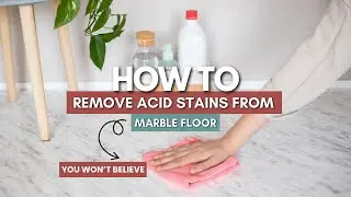 How to Remove Acid Stains from Marble Floor #floor