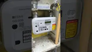 How to get a meter reading on a EDMI GS-60B gas meter