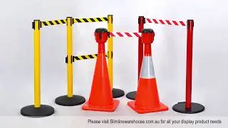 Dual Retractable Safety Barrier