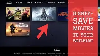 Disney Plus- How to Save Movies Shows to Watchlist on Disney+