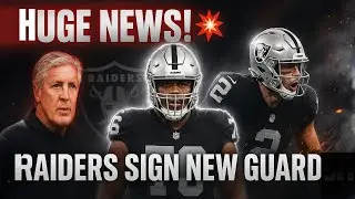 Roster Shake-Up! Raiders Add Muscle with Guard & New WR Move! 🏈