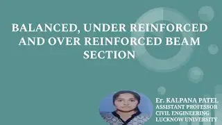 balanced, under reinforced, over reinforced