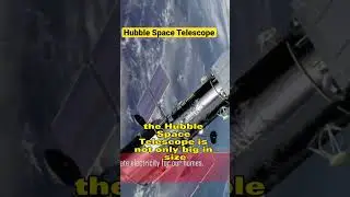 Hubble Space Telescope Size and Speed #shorts