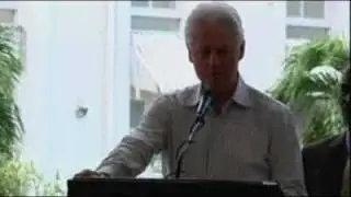 Clinton and Bush in Haiti