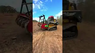 THE SKID STEER ATTACHMENT YOU NEED! #skidsteer #mulching #heavyequipment