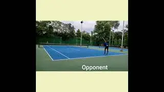 Me and Federer used Same volley and overhead!! #ROGERFEDERER #Support #TENNIS 🎯1k likes