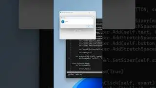 Events with Python #wxPython #Python #userinterface #programming