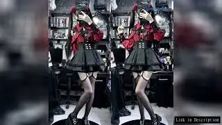 New Jirai Kei Outfit Lolita Girls Blouse Top Women Kawii Bow Black Skirts Shirts Long Sleeve Shirt Y