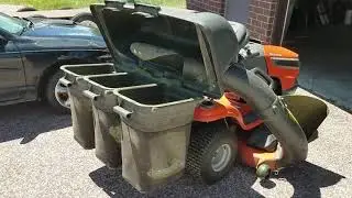 Husqvarna 54-Inch Riding Mower Bagger Review
