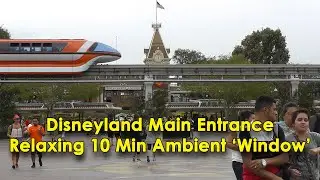 Disneyland Main Entrance from the Plaza ambient 'Window' video