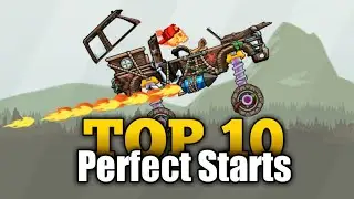 TOP 10 Perfect Starts 😱 |Hill Climb Racing 2 | HC Racer