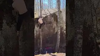 How to down climb #climbing #bouldering #climb #rocks #tree