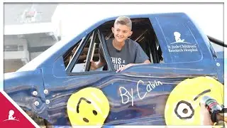 St. Jude Patient Calvin's Monster Truck Drawing Comes to Life