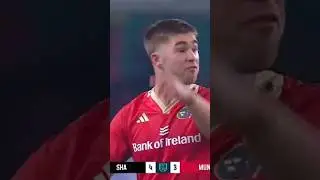 Full clip of Jack Crowley loosing his mind and Jayden Hendriks winking #rugby