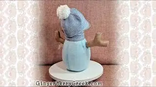 Gingerberry Creek - Winter Warming Snowman Pattern #368