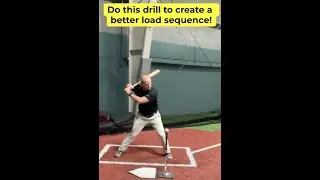 USE THIS DRILL to create a better swing! #baseballhitting #shorts