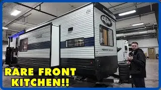 RARE Front Kitchen Destination Trailer! 2026 Forest River Cherokee Timberwolf 39DK