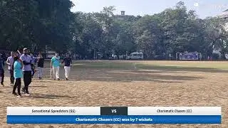 Sensational Speedsters (SS) vs Charismatic Chasers (CC) live cricket match | TechnoCric@FY26 - 4th E