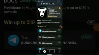 How complete quest for $DOG users on spell wallet #SpellWallet