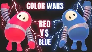 🔴 LIVE FALL GUYS COLOR WARS WITH SUBSCRIBERS! 🔴 VS 🔵 | DAY 6/7