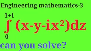 Line integral in complex plane