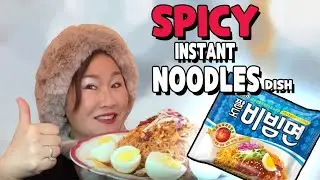 How to make Korean spicy 🌶 noodle Momiplier’s kitchen way 🍝